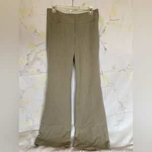 Express Editor beige/tan dress pant, size 2R